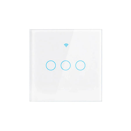 Tuya WiFi Smart Touch Light Switch - 1/2/3/4 Gang with RF Control 3gang white / CHINA