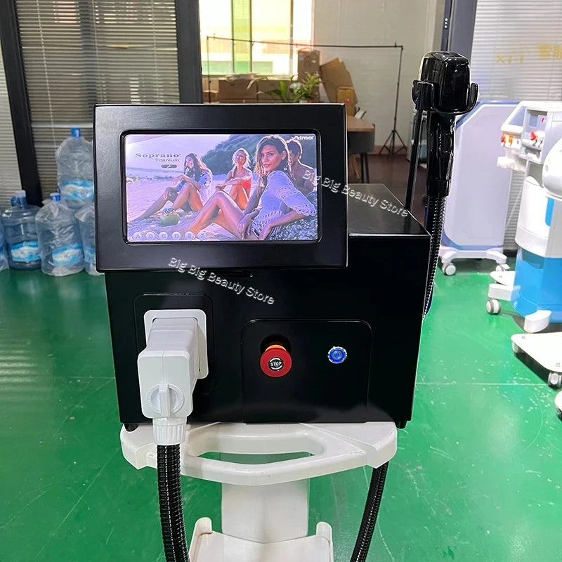 Ice Platinum 808nm Diode Laser Plaukų Šalinimo Mašina 3500W