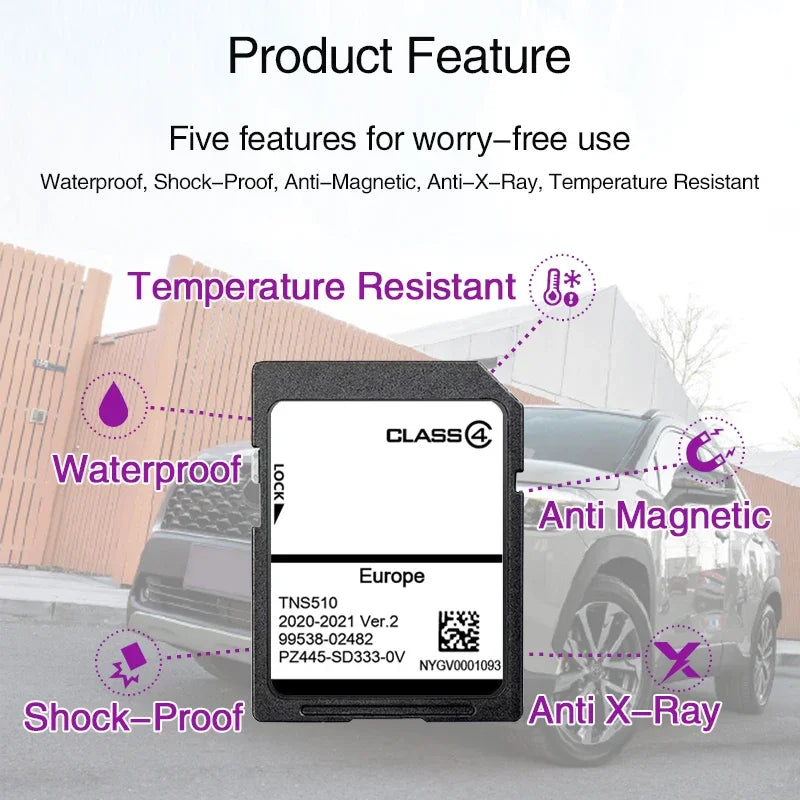 TNS510 &ndash; Europe Maps Coverage For Toyota NAV 2020-2021