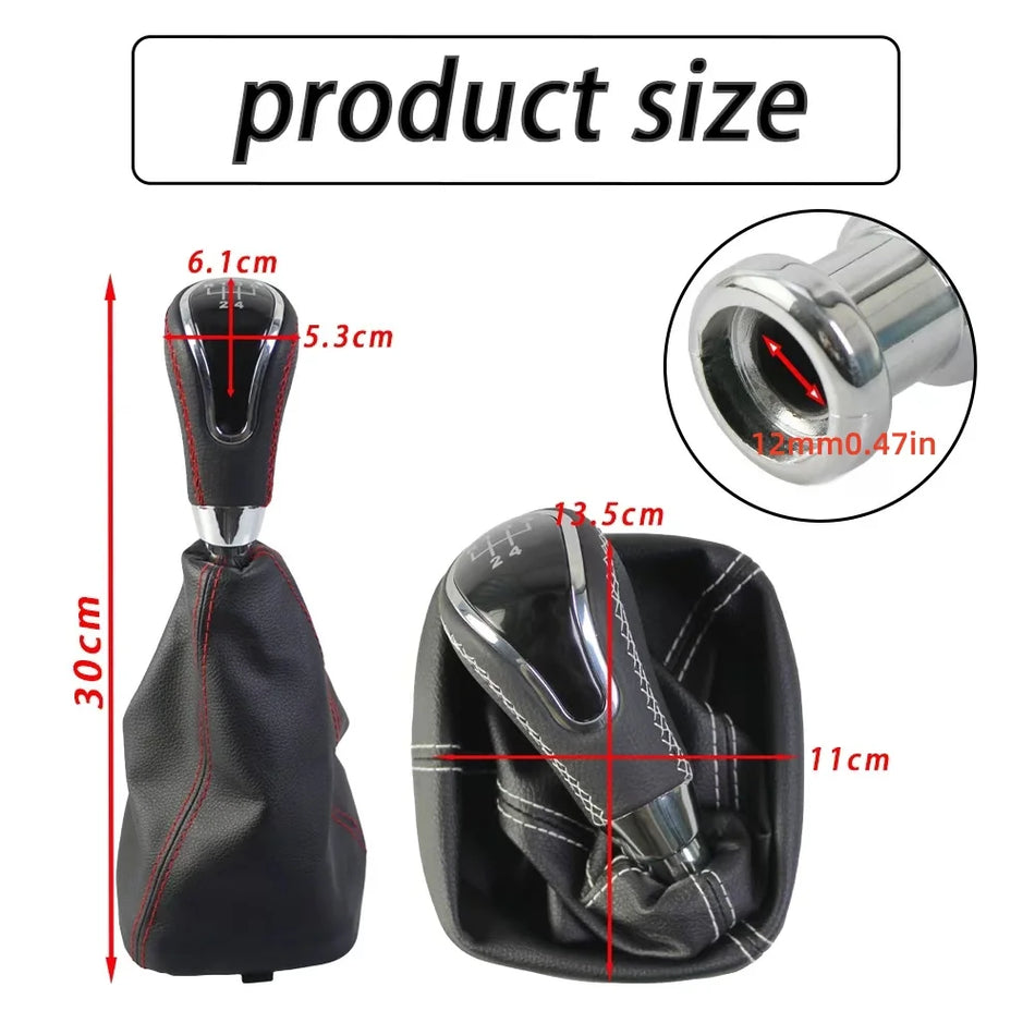 Lada VAZ 2113 2114 2115 Gear Shift Knob 12mm, 5-Speed With Cover
