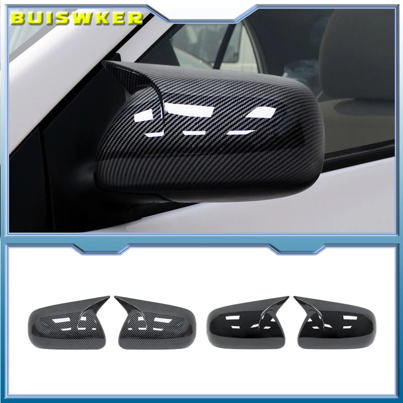 Anglies pluošto veidrodžių dangteliai Toyota Corolla 2007 2013 Vios