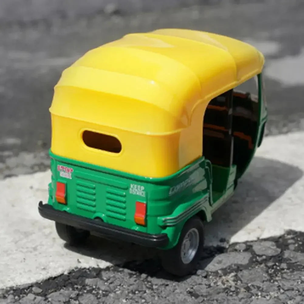 Mini Tricycle Retro Diecast Autorickshaw &ndash; Lightweight