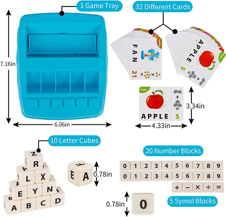 Educational Alphabet and Math Game Toys for Kids Ages 4-12 &ndash; Fun Learning Tools for Boys and Girls