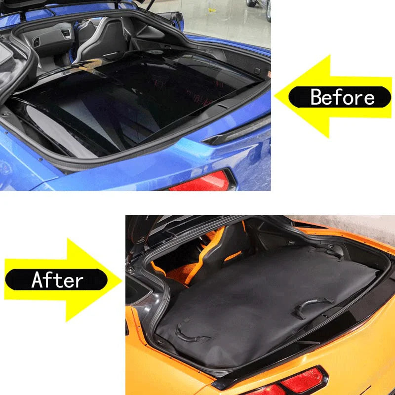 Черен калъф за съхранение на покривен панел за Corvette C7 2014 2019