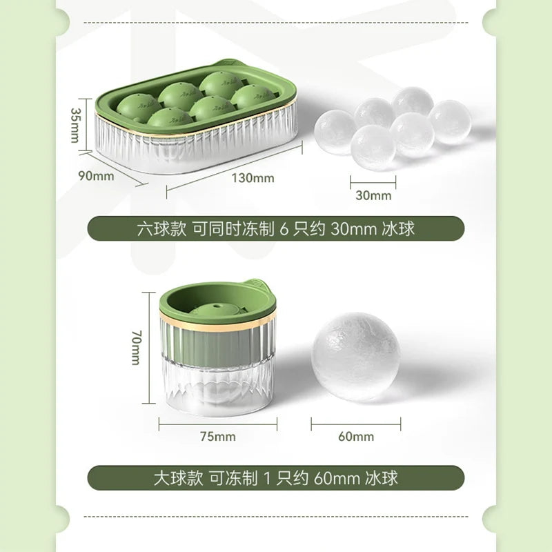 Ice Ball Mold &ndash; Eco Friendly Silicone Ice Ball Maker