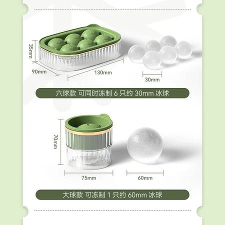 Ice Ball Mold &ndash; Eco Friendly Silicone Ice Ball Maker