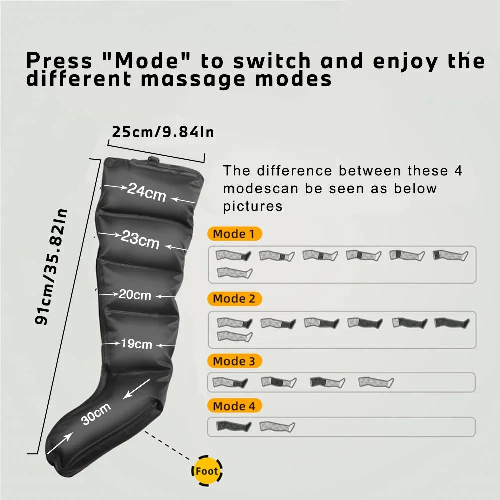 Pneumatic Leg Recovery System Massager &ndash; Circulation Boost