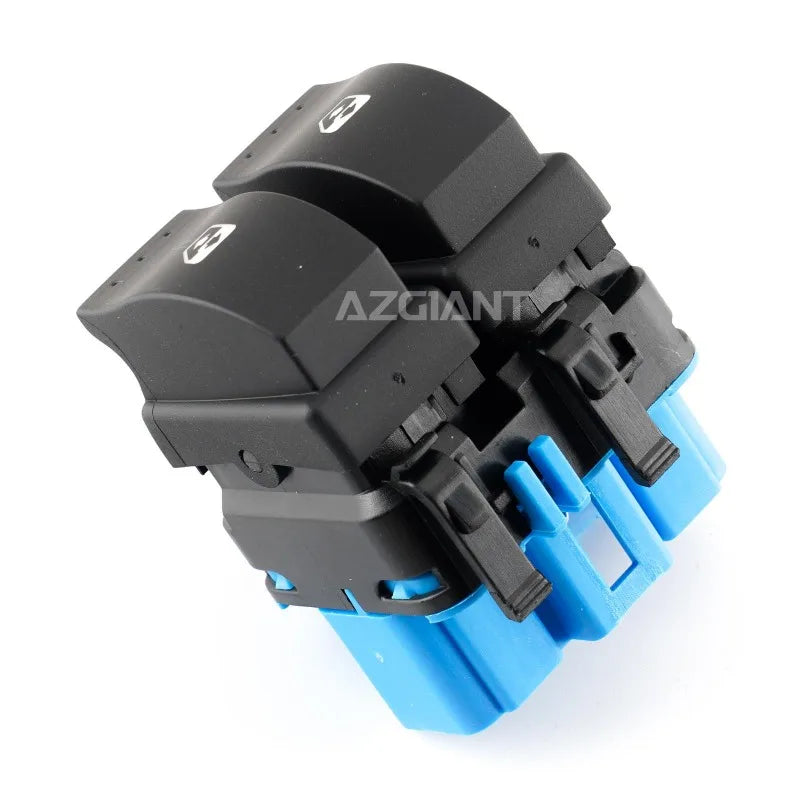 Power Window Control Button for Renault Scenic II Front Left 10-Pin Plastic Replacement Driver Side Switch