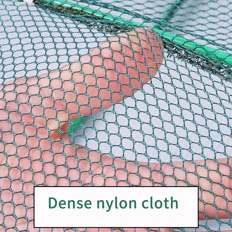 Foldable Crayfish Catcher Mesh - Durable, Easy-to-Use Fishing Trap