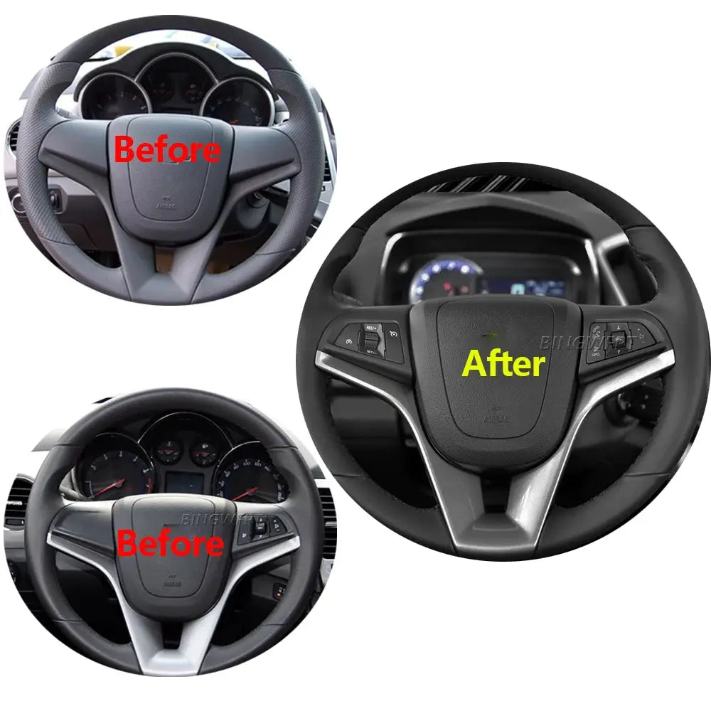 Steering Wheel Switch For Chevrolet Cruze 2009 - 2014 Bluetooth Phone Cruise Control Remote Control Button by InterCyprus Trading Ltd