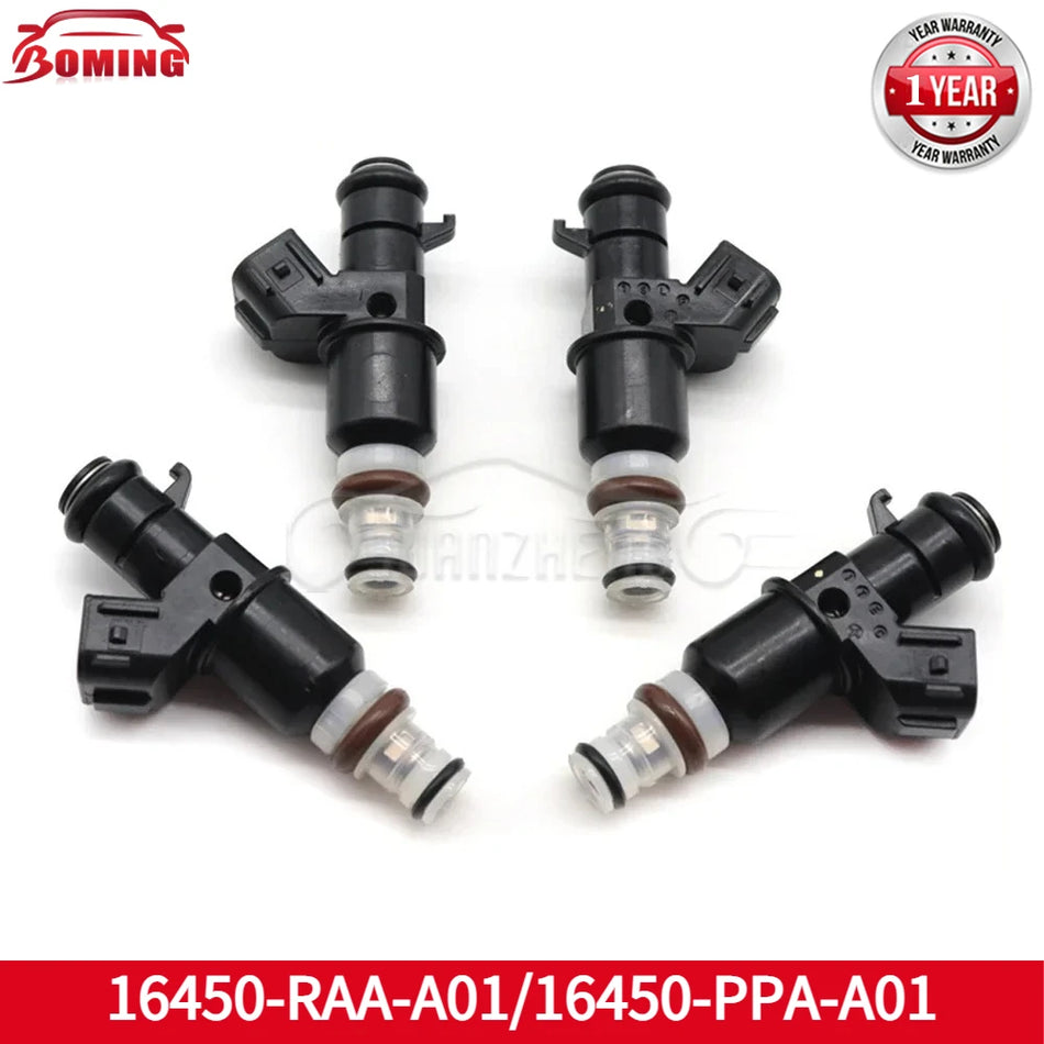 Fuel Injector Nozzle 4-Piece Set for Honda Accord 2.4L 2003-2007