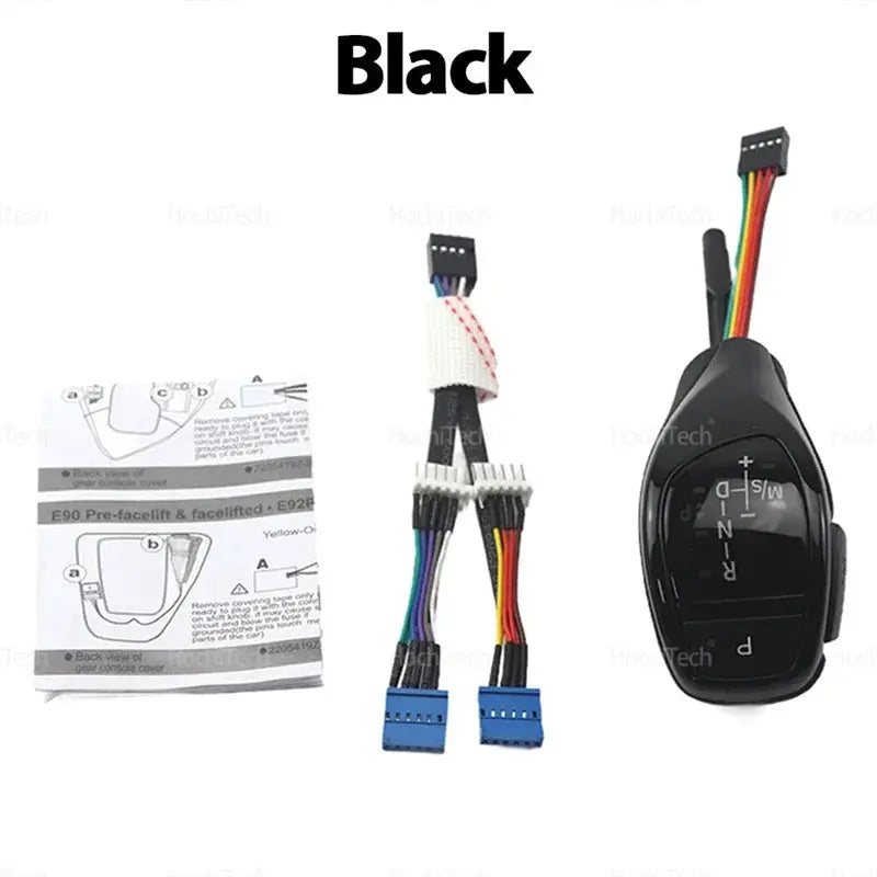 Led PU Leather Sliver LED Gear Shift Knob Automatic Gear Shifter Lever Handle Kit for BMW 5 Series E39 M5 1995-2004 by InterCyprus Trading Ltd