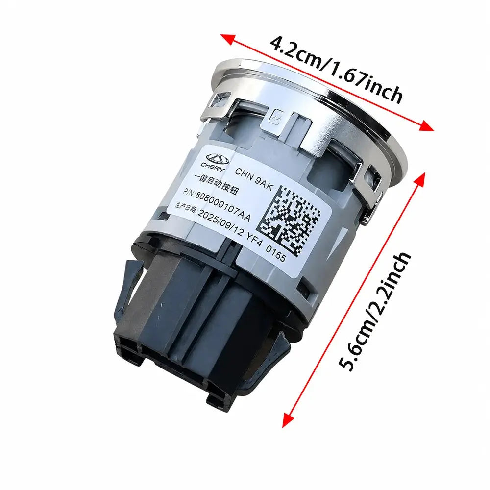 Plastic Engine Start Button For Chery Tiggo 4 Pro Omoda S5 808000107AA by InterCyprus Trading Ltd