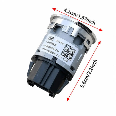 Plastic Engine Start Button For Chery Tiggo 4 Pro Omoda S5 808000107AA by InterCyprus Trading Ltd