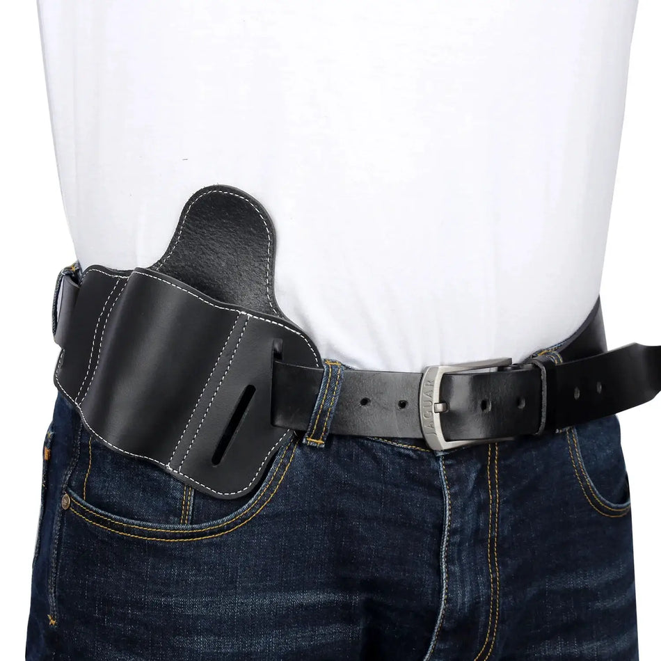 Usnjena OWB torbica za desno roko za Glock 17 19 22 strelno opremo