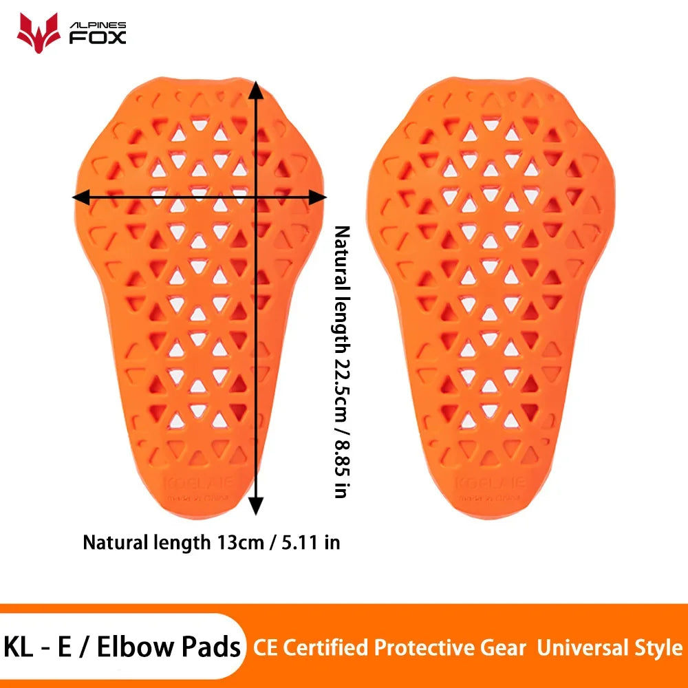 Universal Built-In Back Protector - CE Certified Motocross Elbow Pads