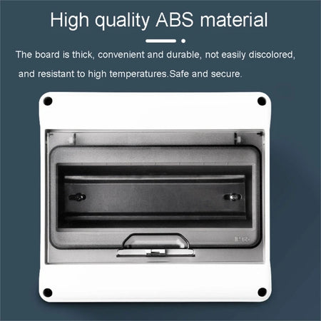 IP65 Waterproof Plastic Circuit Breaker Distribution Box with Clear Lid