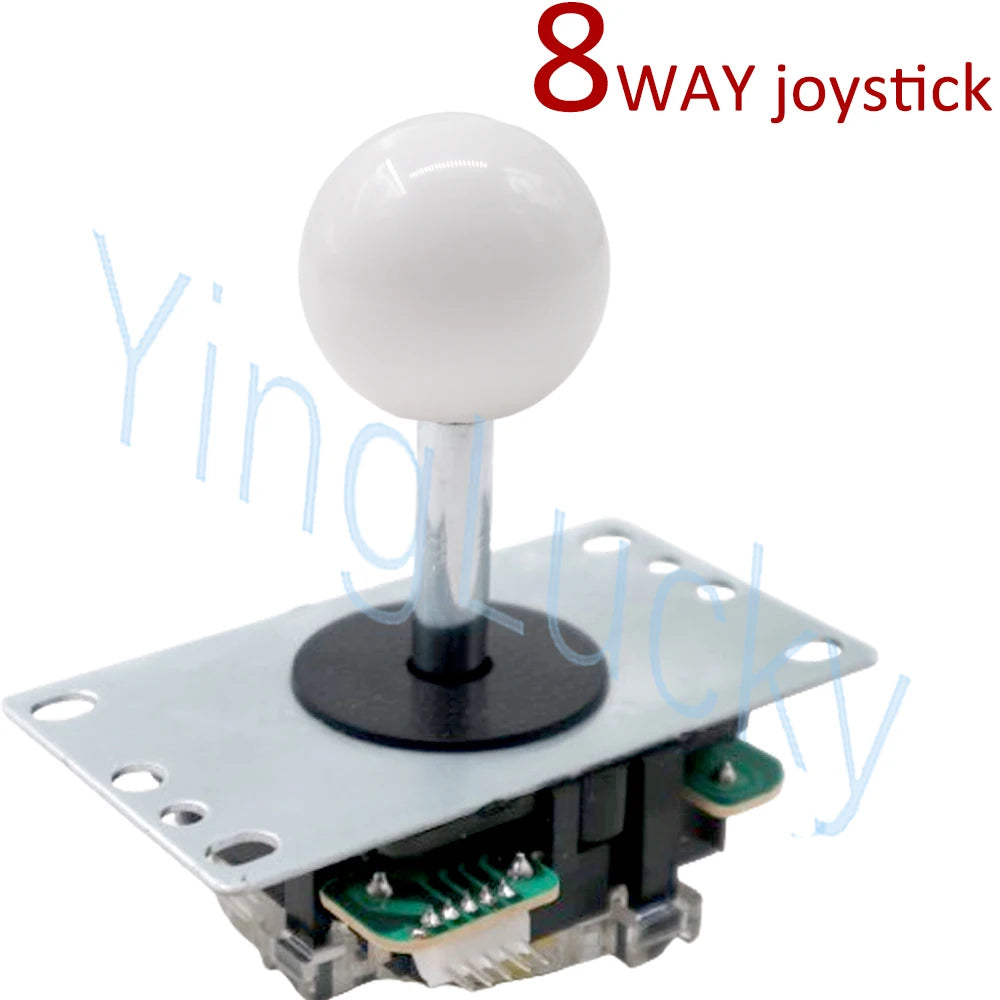 Arcade Joysticks 8-Way 5Pin &ndash; Sanwa Style Precision for Game Consoles 5p-8way-white