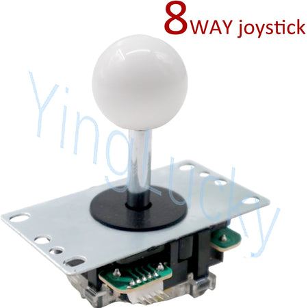 Arcade Joysticks 8-Way 5Pin &ndash; Sanwa Style Precision for Game Consoles 5p-8way-white