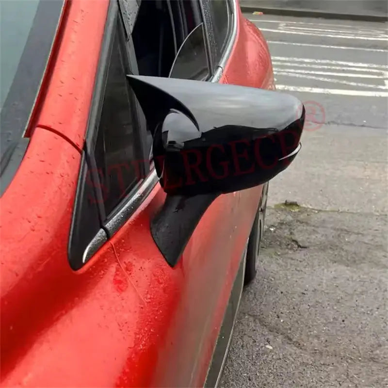 Rearview Side Wing Mirror Cover Cap Glossy Black Add-on M Style Shell for Renault Samsung QM3 2013 2014 2015 2016 by InterCyprus Trading Ltd