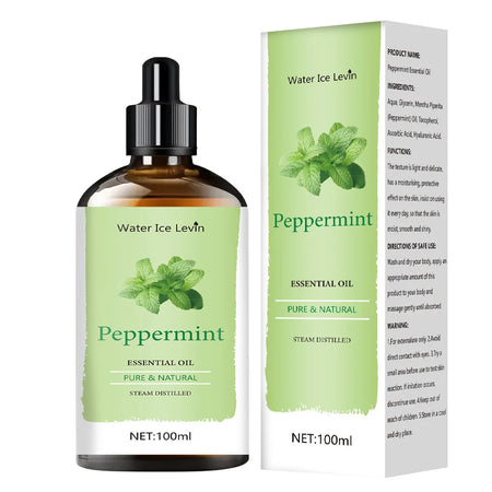 Water Ice Levin Peppermint Essential Oil &ndash; Natural Skin Whitening and Aromatherapy A bottle / 2pcs / 100ml