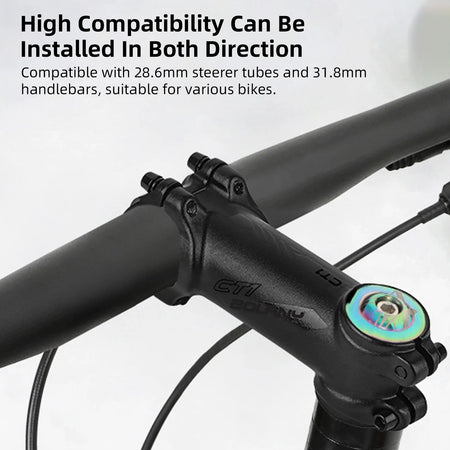 31.8mm Adjustable Bike Stem Aluminum - Seven Degree Tilt