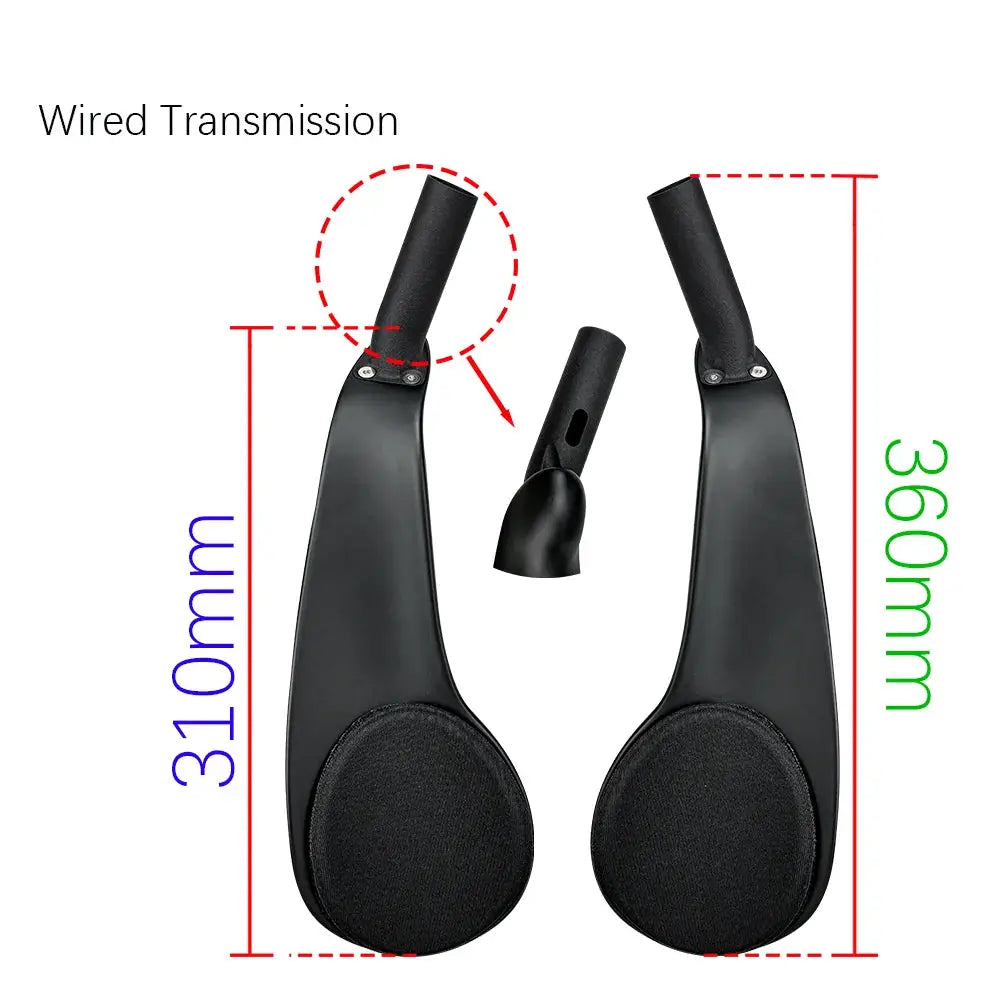 BALUGOE Carbon Bicycle Rest TT Handlebar Electronic Transmission Bike Handle Extension Triathlon Time Trial Cycling Parts by InterCyprus Trading Ltd