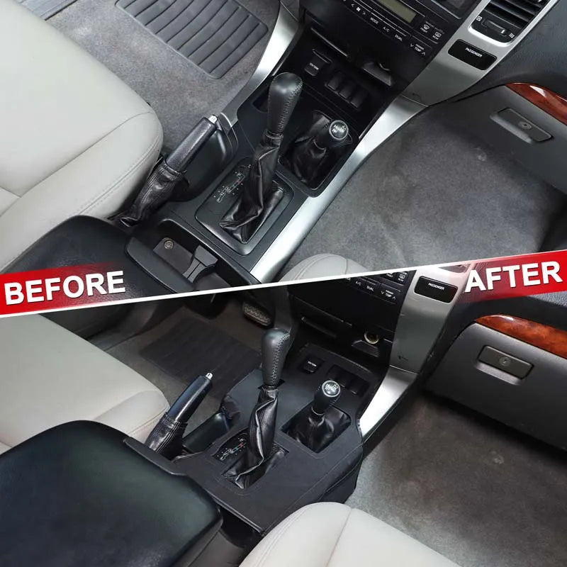 Črn osrednji zaščitni pokrov nalepka za Toyota Prado 120