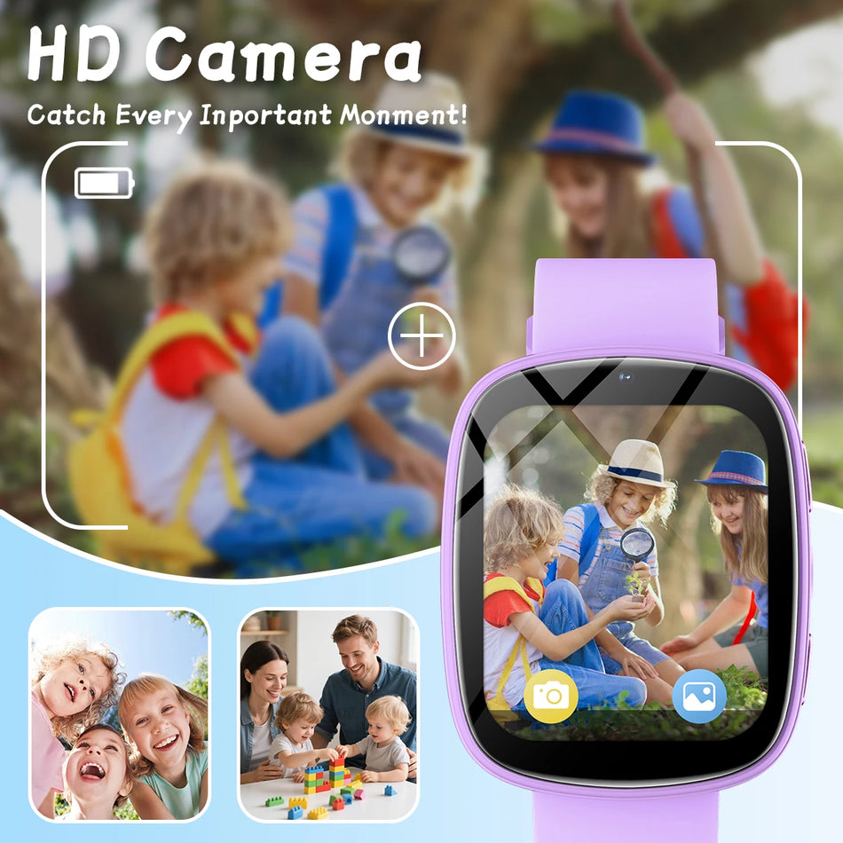 Kids Smartwatch With Touch Screen, Camera, Long Battery Life, 22 Games