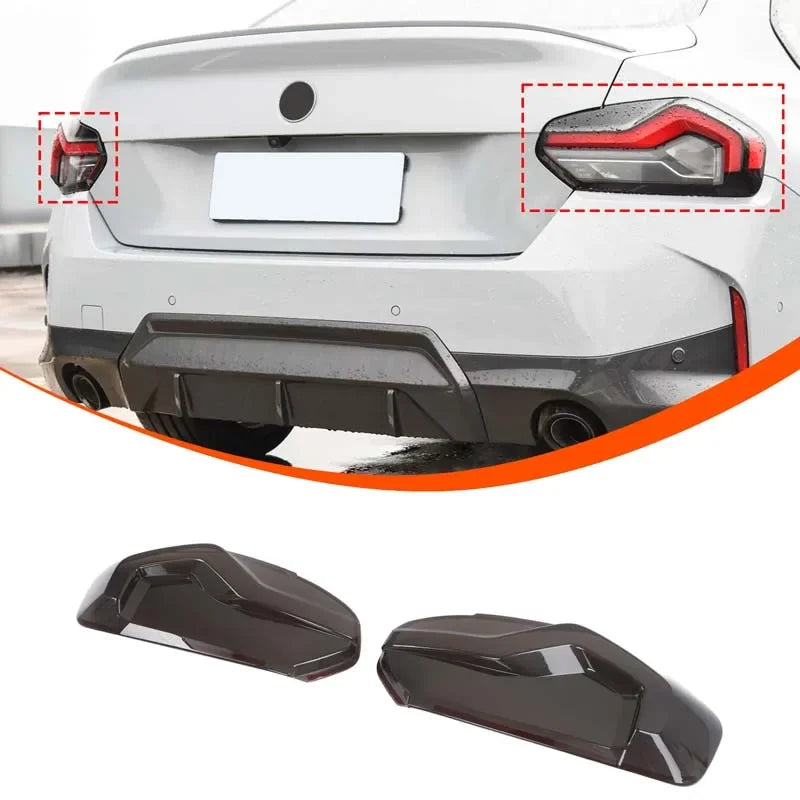 Kaksi kpl ABS Musta Takavalon Suojus BMW 2 Sarja G42 G87