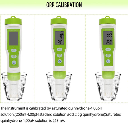 ORP-100 ORP Meter - Portable 2 In 1 Temp ORP Tester
