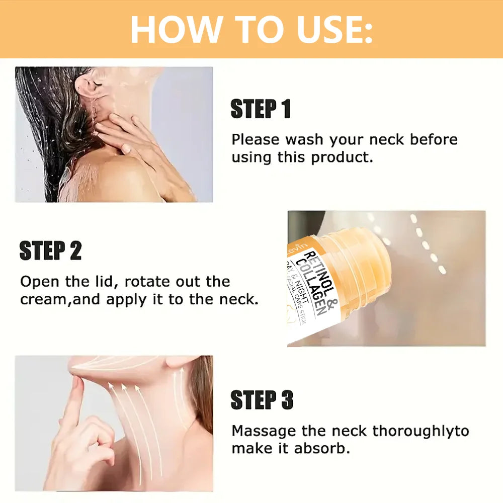 Water Ice Levin Neck Cream Stick &ndash; Deeply Moisturizing and Non-Greasy