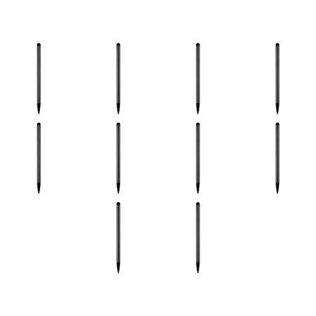 Universal Stylus Pen for iPad, iPhone, Samsung - Precision Drawing &amp; Writing Black 10PCS