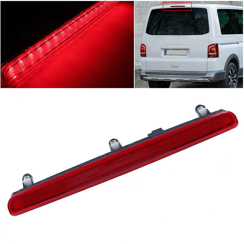 Punainen LED-korkea kolmas jarruvalo VW T5:lle 2003–2015