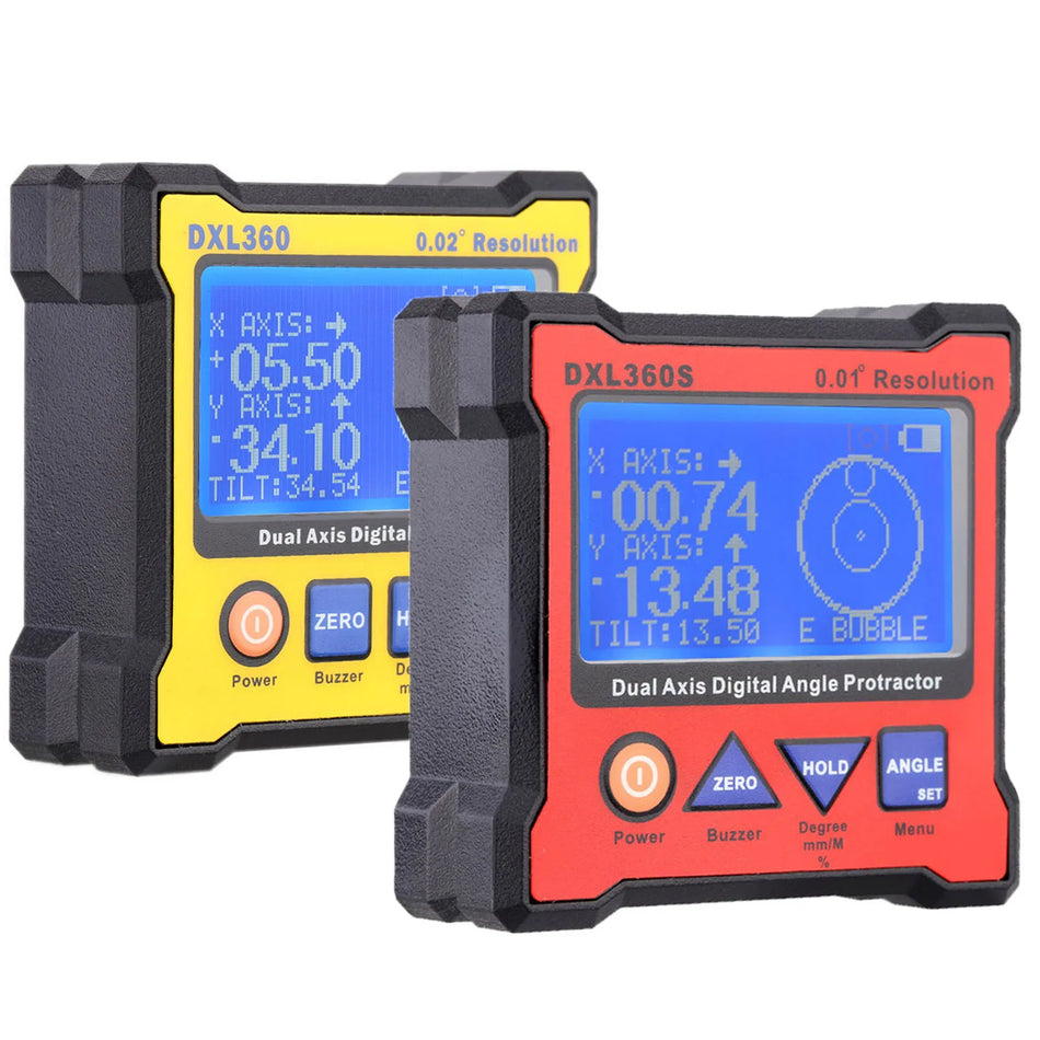 DXL360 Dual Axis Vinkelmätare Med 5-sidig Magnetbas