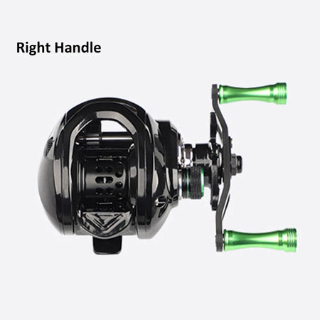 Taigek Real 8+1 Bearings 7.2:1 Gear Ratio Baitcasting Reel - Lightweight Carbon Fiber Fishing Reel RIGHT