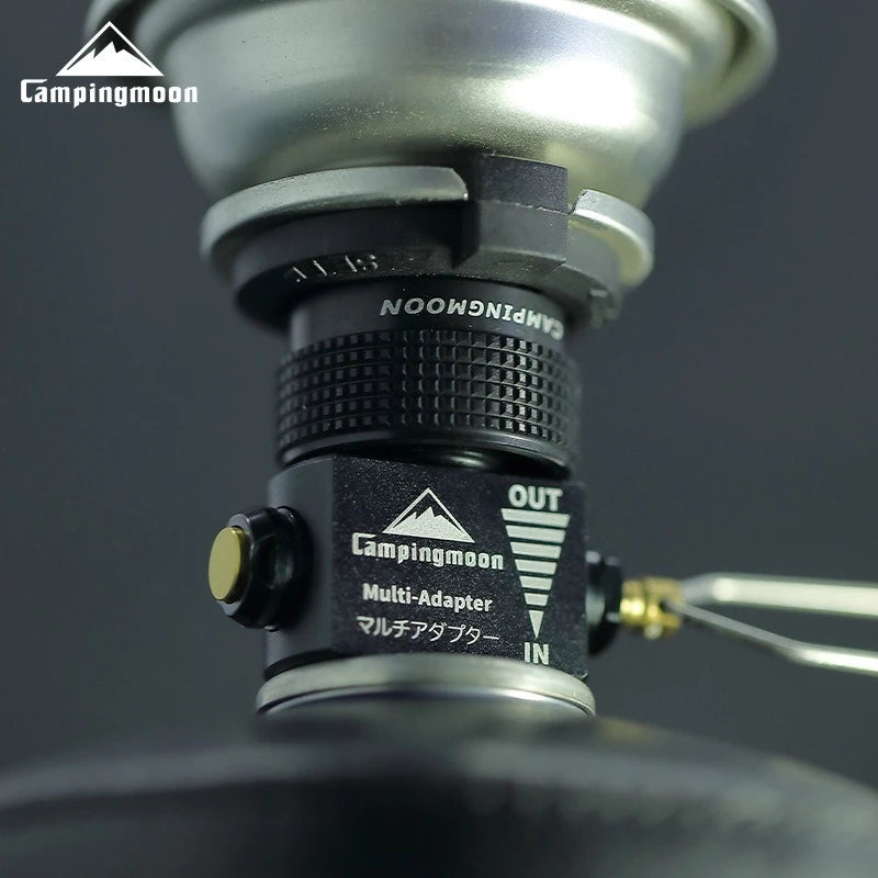 CAMPINGMOON BKZ11 Long Gas Tank to Flat Gas Adapter for High Mountain Stoves