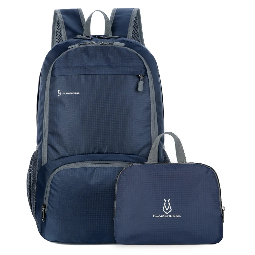 Lightweight Foldable Backpack &ndash; Water-Resistant And Packable dark blue