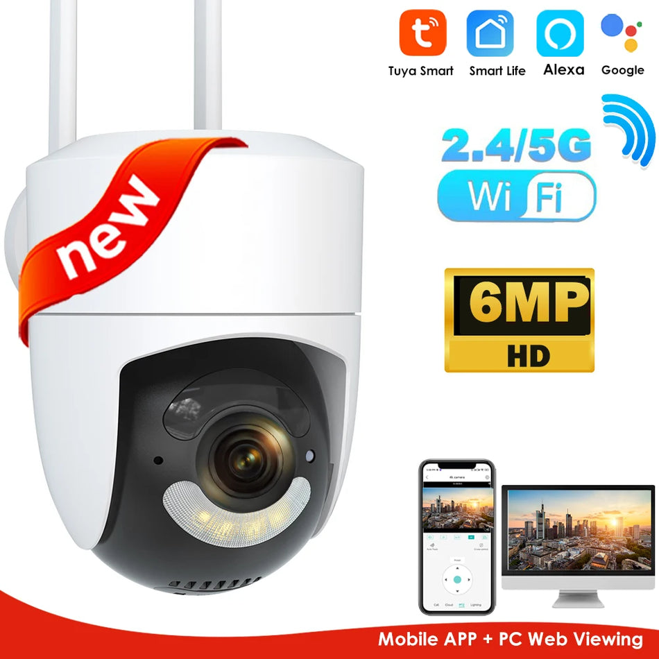 6MP Outdoor WiFi Security Camera