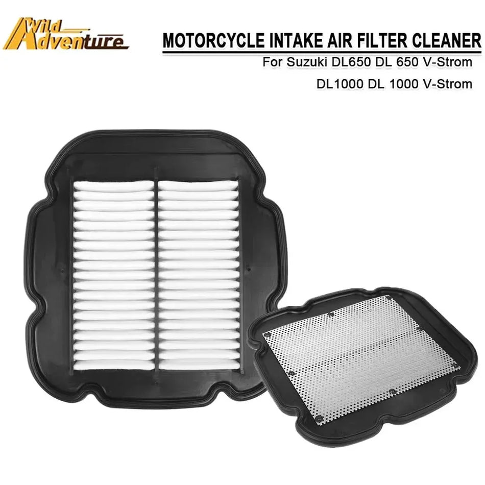 Fit For Suzuki DL650 DL 650 V-Strom 2004-2015 2016 DL1000 DL 1000 V-Strom 2002-2011 2012 Motorcycle Intake Air Filter Cleaner by InterCyprus Trading Ltd