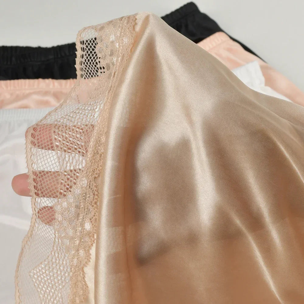 Silk Sleep Shorts Set - Luxurious Comfort &amp; Style for Women