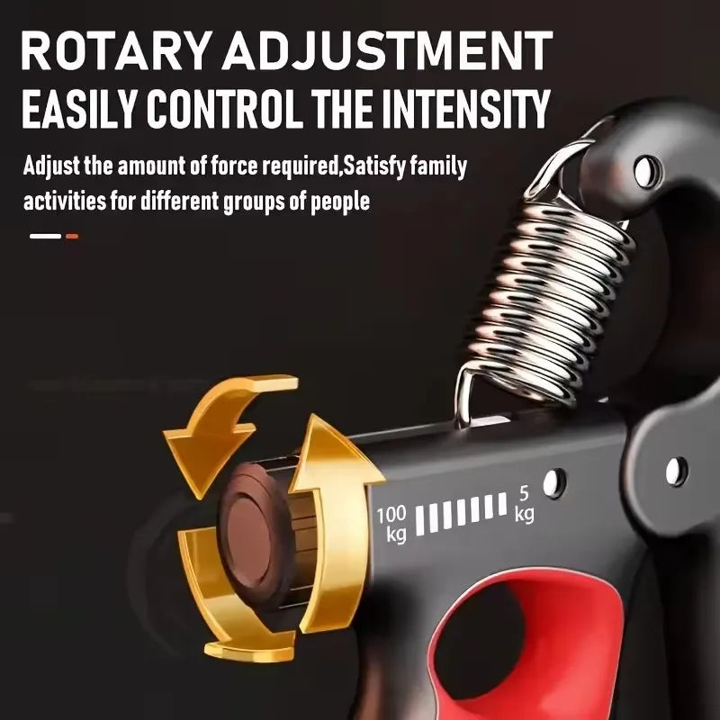 Adjustable Handgrip Grip Strengthener 5-100kg for Fitness Recovery