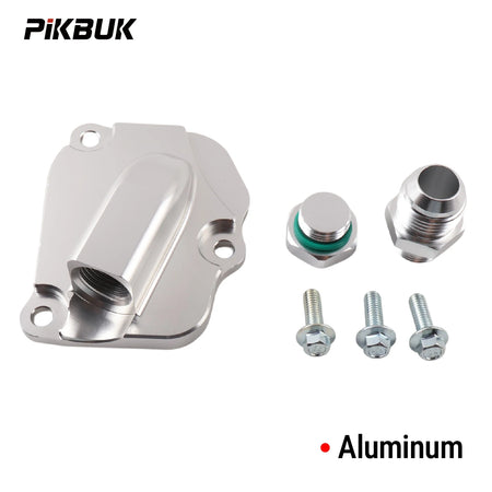 Oil Return Chain Tensioner Cover Plate 6061-T6 Aluminum For Honda K20 K24 by InterCyprus Trading Ltd