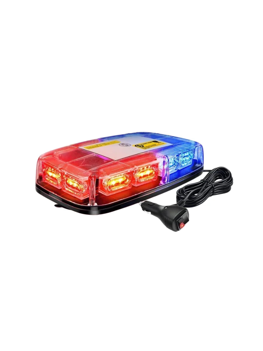 36 LED Emergency Roof Top Strobe Light &ndash; Visibility 12V Red Blue / 4300K