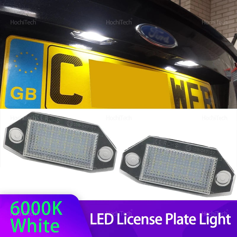 2 dalių LED galiniai numerio apšvietimai Ford Mondeo MK3