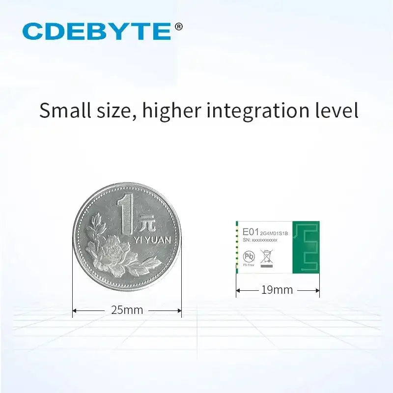 CDEBYTE E01 2G4M01S1B 2G4GHz SMD Wireless Transceiver SPI