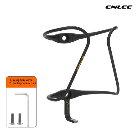 ENLEE 9.2g Super Light Carbon Fiber Bottle Cage Hollow Streamlined Design Aerodynamic Cycling Water Bottle Mount For Racing Road by InterCyprus Trading Ltd