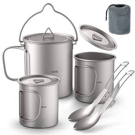 Ultralight 750ml Titanium Pot &ndash; Ultra Lightweight Cookware