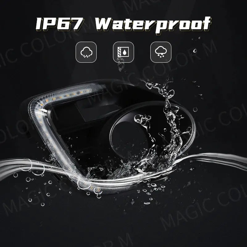DRL For Mitsubishi Lancer 2015 2016 2017 LED Daytime Running Light Turn Signal Daylight Waterproof Fog Head Lamp Car Accessories by InterCyprus Trading Ltd