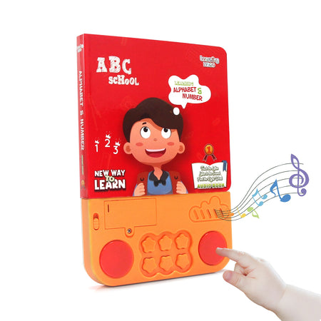 CoolPlay Kids Electronic Audio Books &ndash; Interactive Learning with Melody and Lights Alphabet Number